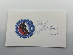 Neil Armstrong (HOF Hockey) Signed Postcard Autograph Auto - Free Shipping - Picture 1 of 3
