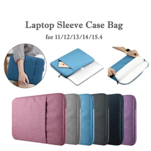 Laptop Sleeve Case Soft Carrying Bag For Dell Latitude 11/12/13.3/14/15.4 inch - Picture 1 of 14