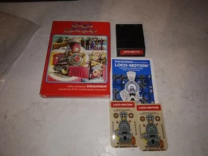 Cartucho, caja y manual para videojuegos Loco Motion Intellivision 1982 original en caja - Imagen 1 de 2