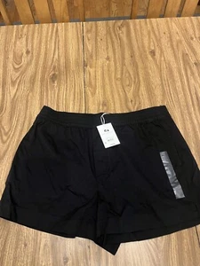 NWT Free Assembly XL Women’s Pull On Boxer Shorts Black - Picture 1 of 19