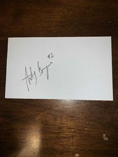 ANDREW BOYENS - SOCCER - AUTOGRAPH SIGNED - INDEX CARD -AUTHENTIC - C337