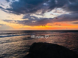 Photo Digital Product Wallpaper Background Image Picture evening beach natural - Picture 1 of 1