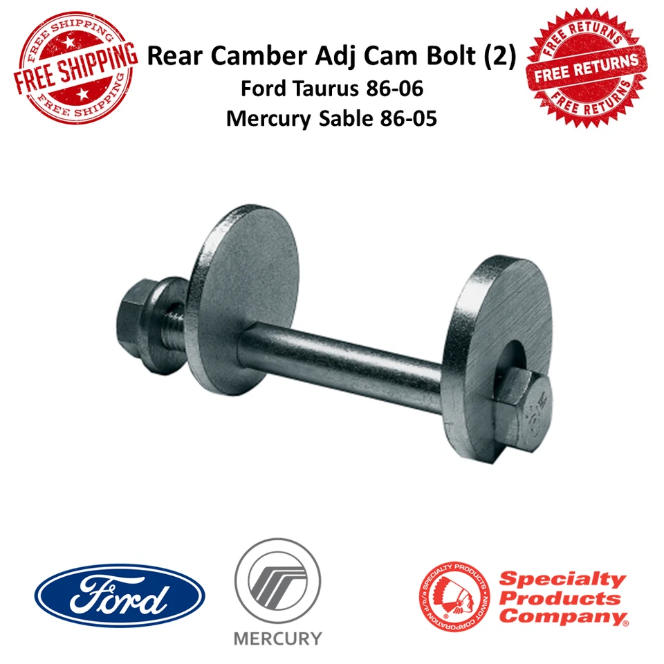 SPC Rear Camber +/- 2.5 Degree Adj. Cam Bolts For Ford Taurus & Mercury Sable - Image 1 of 4