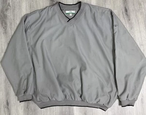 Snake Eyes Windwear Pullover Men's XL Gray V-Neck Lightweight Windbreaker - Picture 1 of 6
