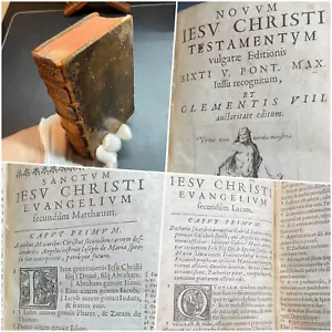 1644 ✝️ Holy Bible New Testament in Latin - Picture 1 of 24