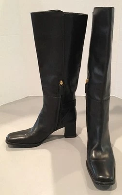 Botas negras para mujer Sergio Rossi 38 1/2 Foto 1 de 4