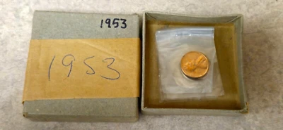 Juego de prueba 1953 con caja original - 25C FS-101 - algo de tonificación Foto 1 de 4