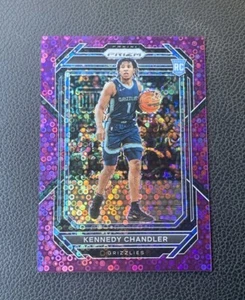 2023-24 Panini Prizm Fastbreak Purple Prizm #235 Kennedy Chandler /75 Rookie - Picture 1 of 2