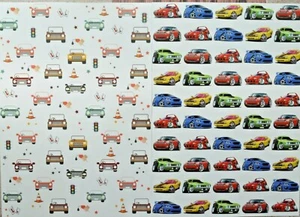 2 x A4 Sportwagen oder generische Autos auf weißem Trägerpapier 120 g/m² NEU - Bild 1 von 3