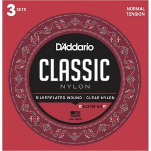 D'Addario EJ27N Student Classical Normal Tension Full Size Guitar Strings 3-Pack - Picture 1 of 2