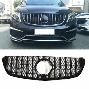 Parrilla de parachoques delantero negra para Mercedes Benz W447 Clase V GT 2016-2021 - Imagen 1 de 7