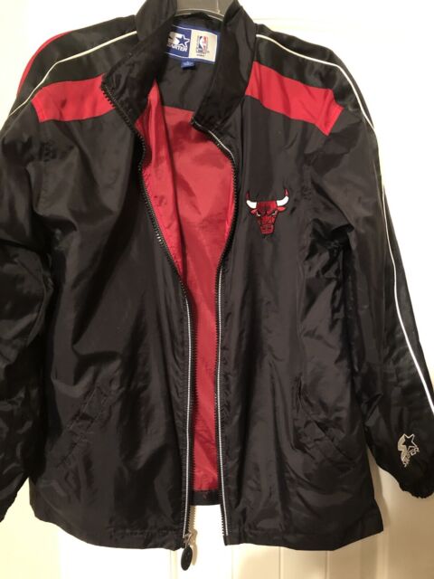 NBA 90's Starter Chicago Bulls Anorak Jacket Black (M) – Chop Suey