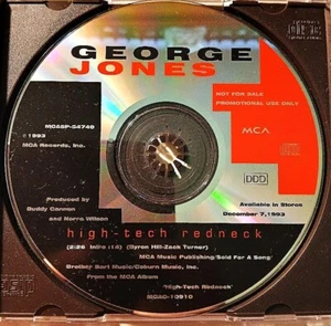 (CD single) George Jones - High-Tech Redneck - MCA5P- 54749 (CD single) - Bild 1 von 2