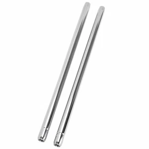Cycle Standard 35MM Chrome Fork Tubes - 31-1/4 inch - 8 Over - Bild 1 von 2