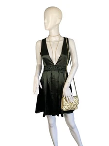 Vestido para mujer Lost + Wander Jameson verde satinado talla XS NUEVO CON ETIQUETAS - Imagen 1 de 4