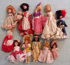 Vintage Lot of 11 Assorted Storybook Dolls 2 Nancy Ann