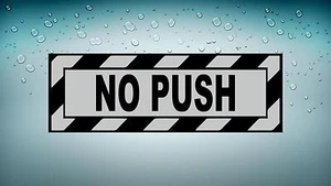 Sticker decal airplane aircraft airport plane no push - Picture 1 of 1