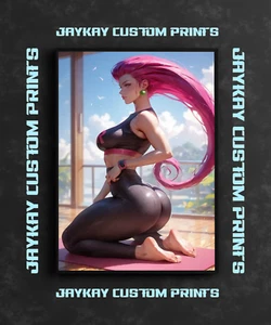 Pokemon Team Rocket Jessie Anime Poster Print - ohne Rahmen - Bild 1 von 3