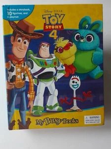 My Busy Book Disney Pixar Toy Story 4 Book With Playmat & 10 Figures - Imagen 1 de 2