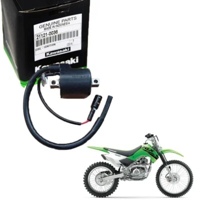 Bobina de encendido Kawasaki KLX 140 KLX150 NUEVA genuina 21121-0036 Foto 1 de 4