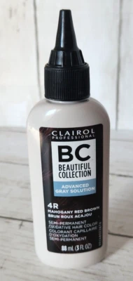 Clairol BC Beautiful Collection Gray Solution 4R Mahogany Red Brown 3oz - Image 1 of 3