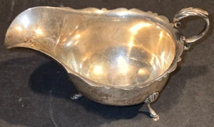 Sterling Sauce Boat, Ernest Druiff & Co. Birmingham, Eng. ca. 1924, approx. 93g - Picture 1 of 6