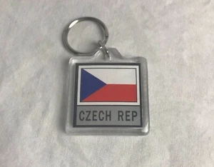 Tschechische Republik Flagge Acryl Schlüsselanhänger/Schlüsselring. Tschechien. Neu in Verpackung. KOSTENLOSER US-VERSAND! - Bild 1 von 1