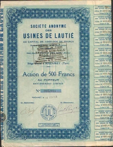 LAUTIE Factories (MAZAMET 81) (R) - Picture 1 of 1