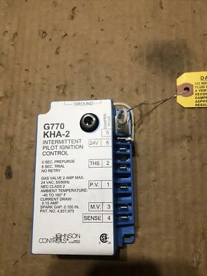 New OEM Johnson Controls G770KHA-2 - Image 1 of 4