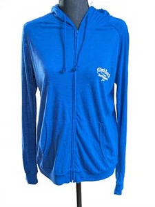 Harley-Davidson 2018 Women's Blue Zip-Up Oversize Hoodie - Size S NWT - Picture 1 of 11