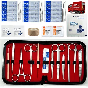 First Aid Kit, Emergency Wound Care Suture Kit, 48 Piece in a Carrying Case - Picture 1 of 3