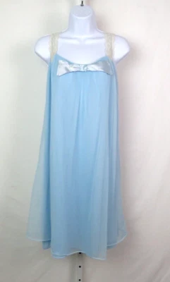 ВИНТАЖНЫЙ 1950-х годов ARISTOCRAFT порошок синий кукла ночная рубашка размер средний кружевной отделки - Изображение 1 из 4