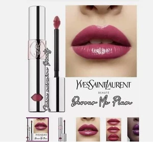 YVES SAINT LAURENT Volupté Liquid Colour Balm # 10 Devour Me Plum NIB - Picture 1 of 7