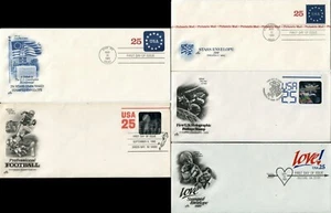 25c FDC First Day of Issue Cover Collection Philatelic Mail Stationery Envelopes - Picture 1 of 4
