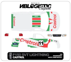 '99 Ford F-150 SVT Lightning Custom WaterSlide Decal for hot wheels 1/64 05 - Picture 1 of 3