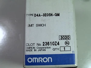OMRON D4A-3E05N-GM LIMIT SWITCH 3A 24VDC NIB - Picture 1 of 4