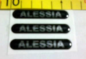 Logo Fregio con Nome in Resina 3 pezzi ALESSIA - Picture 1 of 1