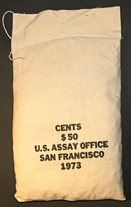 1973-S Lincoln Cents - US Mint Sealed $50 Bag - 5000 Coins - Picture 1 of 2