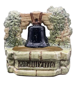 VINTAGE ORIGINAL MCCOY LIBERTY BELL ERROR PLANTER JULY 8TH - Picture 1 of 13