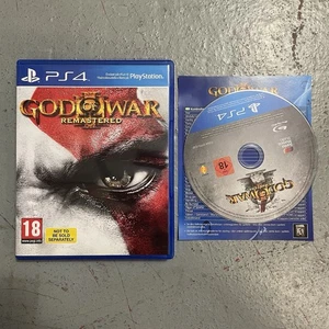 God of War 3 Remastered Sony PlayStation 4 Region 2 Made in Austria - Foto 1 di 3