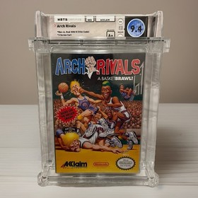 Arch Rivals Nintendo NES 1990 A+ WATA PSA Better Than CGC 9.4 Sealed H-Seam USA