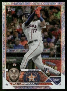 2023 Topps #649 David Hensley Houston Astros #/608 Foilboard Minorista - Imagen 1 de 2