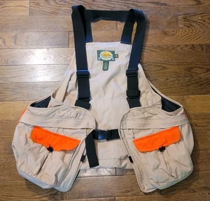 Cabelas Outdoor Gear Hunting Vest Tan And Orange Size Xtra Large Regular - Picture 1 of 5