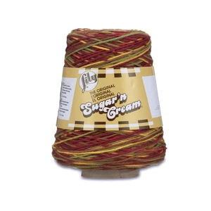 14 Unzen Sugar'n Cream Baumwolle Konen Garn Herbst Blätter Ombre Stärke 4 Kammgarn - Bild 1 von 4