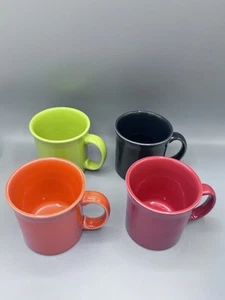 Vintage Fiestaware HLC Homer Laughlin USA Coffee Mugs Lot Of 4 - Picture 1 of 13