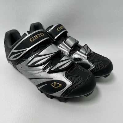Giro Riela Black Grey MTB Cycling Spin Bike Shoes Womens Sz 39 EU 7.5 US - Image 1 of 4