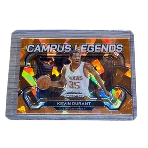 2024 Panini Prizm Draft Picks #3 Kevin Durant Campus Legends Prizms Orange Ice - Bild 1 von 4