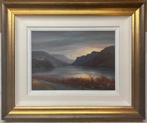 Vintage HUGH BOYCE Irlandese FORO Paesaggio IRLANDA Contemporaneo Olio PITTURA - Foto 1 di 11