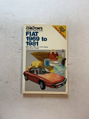 Fiat 850 124 128 131 X 1/9 Brava 1969-1981 taller servicio reparación manual motor DYI Foto 1 de 4