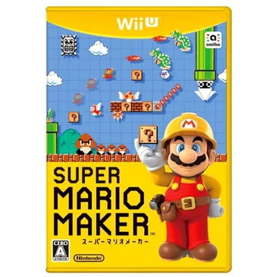 Super Mario Maker Nintendo Wii U NTSC-J CIB Digital Manual - Image 1 of 4